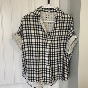 Madewell Courier Button Back Shirt
